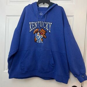 Kentucky Wildcats Men's Royal Blue College Hoodie Size XL